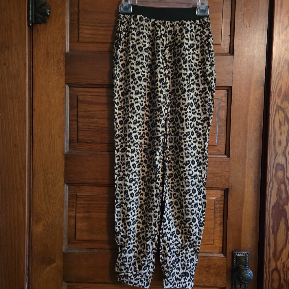 Jideng Leopard Print Joggers